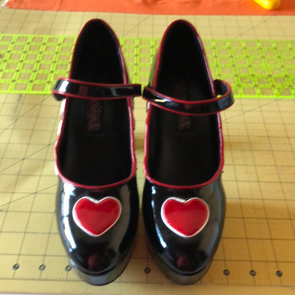 Queen of Hearts Heels By Funtasma